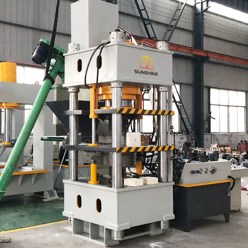 500T Salt Brick Powder Forming Hydraulic Press factory