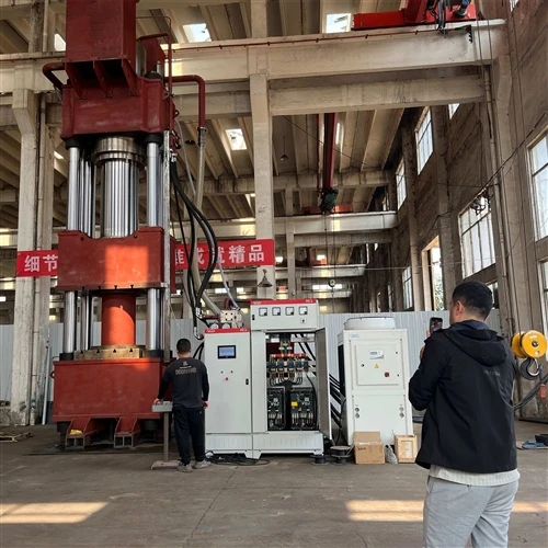 Turkish Customer Inspects 1200T Cold Extrusion Hydraulic Press