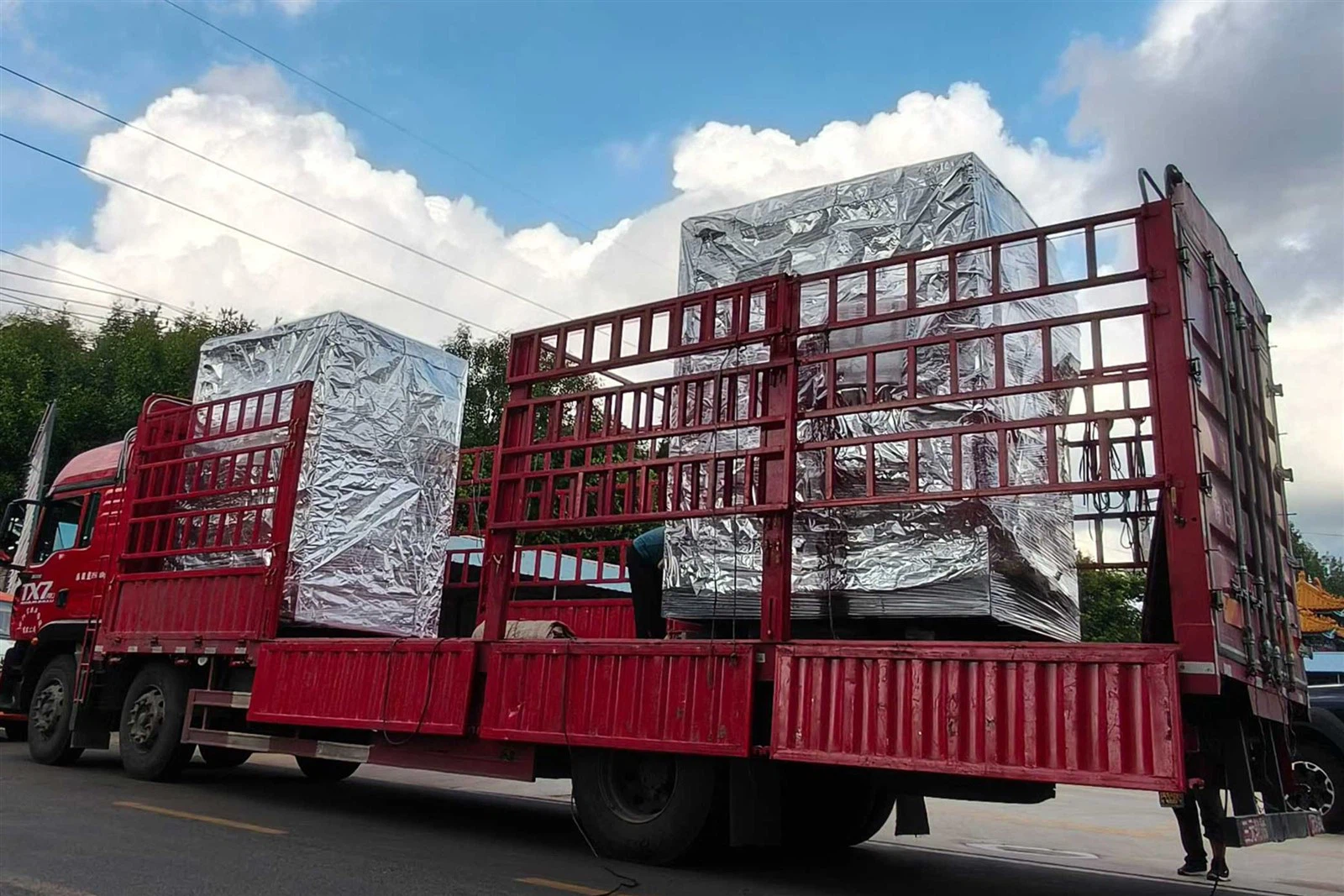 Flexible CNC vertical lathe transportation Flexible CNC vertical lathe transportation