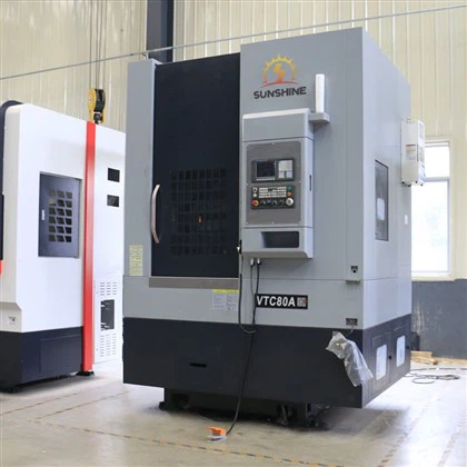 VTC80 CNC vertical lathe for automotive brake drums