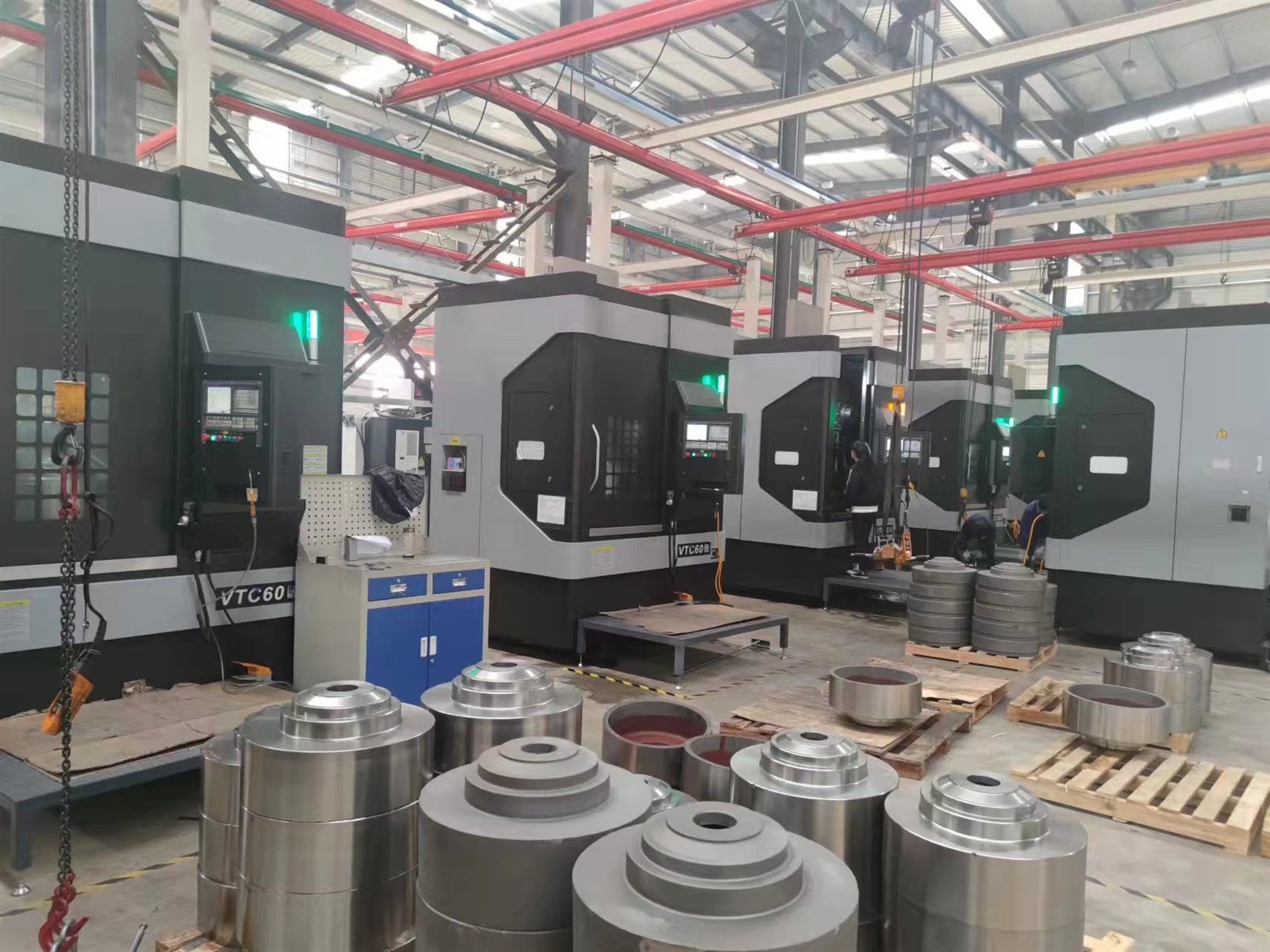CNC vertical lathe machining testing CNC vertical lathe machining testing