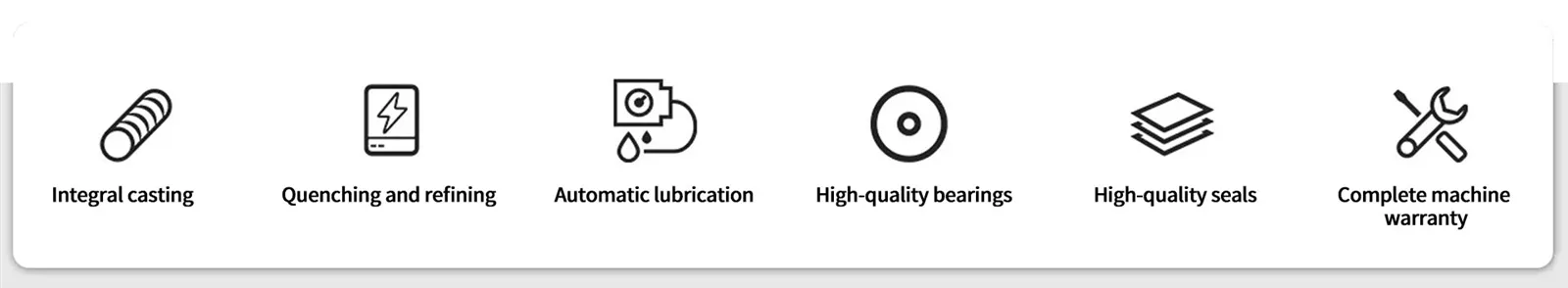 Hydraulic press can be selected as needed Hydraulic press can be selected as needed