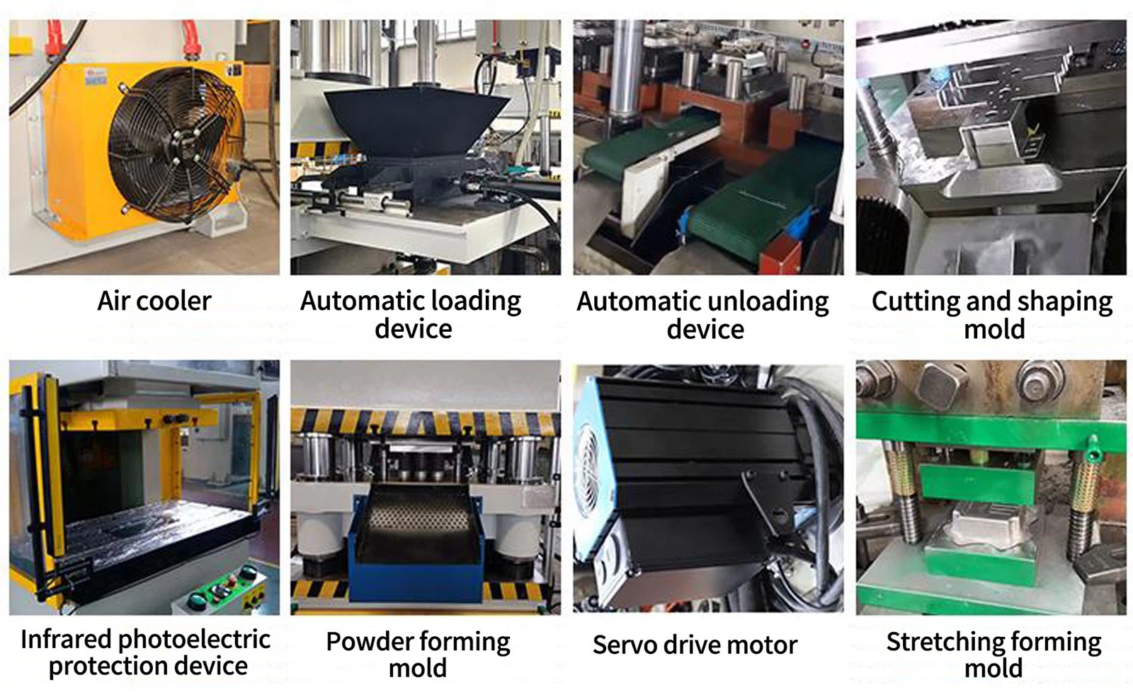 Hydraulic press optional devices Hydraulic press optional devices