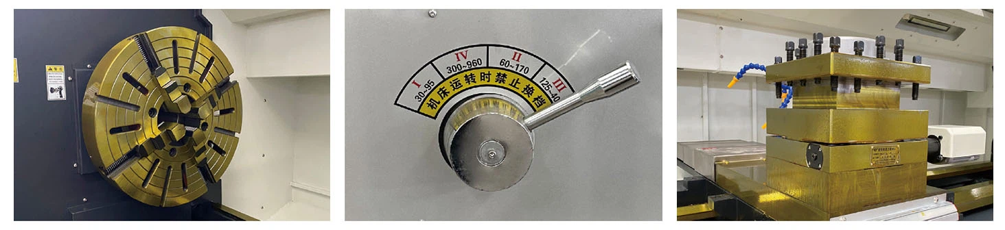 Multifunctional Precision CNC Flatbed Lathe with optional hydraulic chuck Multifunctional Precision CNC Flatbed Lathe with optional hydraulic chuck